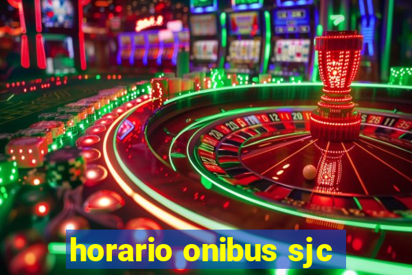 horario onibus sjc